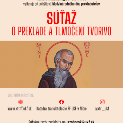 O preklade a tlmočení tvorivo 2026